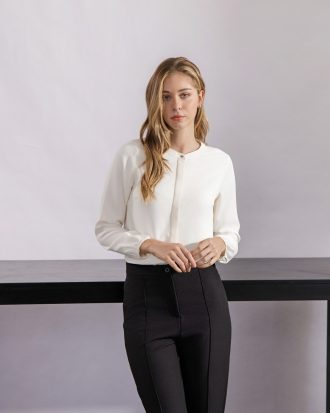 Blusa Cuello Mao.